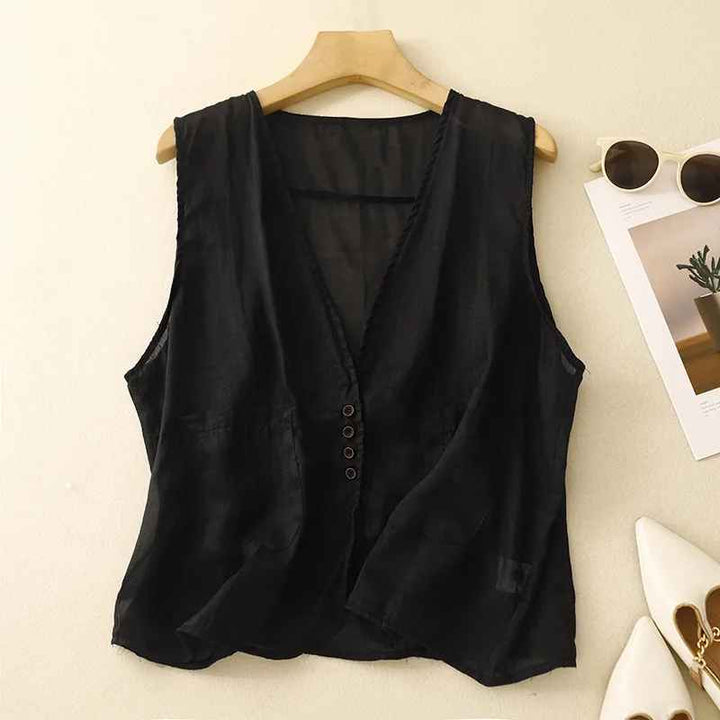 Aurora Linen Blouse