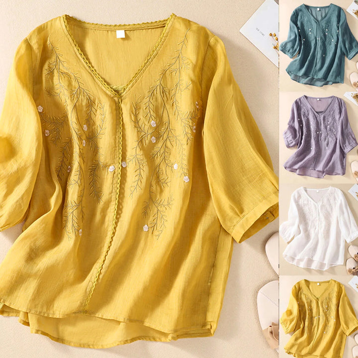 Flora Lenin Blouse