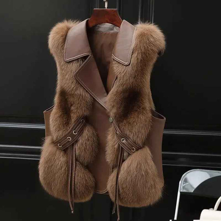 Veloura Faux Fur Vest