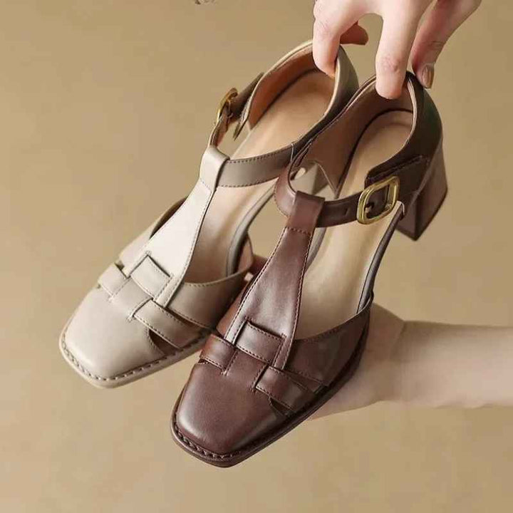 Aveline Vintage Block Sandals