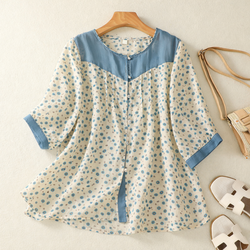 Camila Linen Blouse