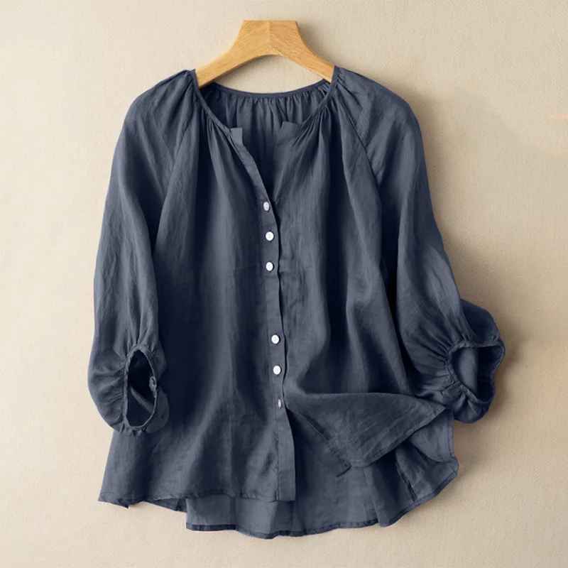 Amara Linen Blouse
