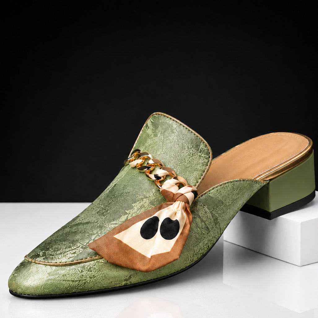 Katrina Genuine Leather Heels