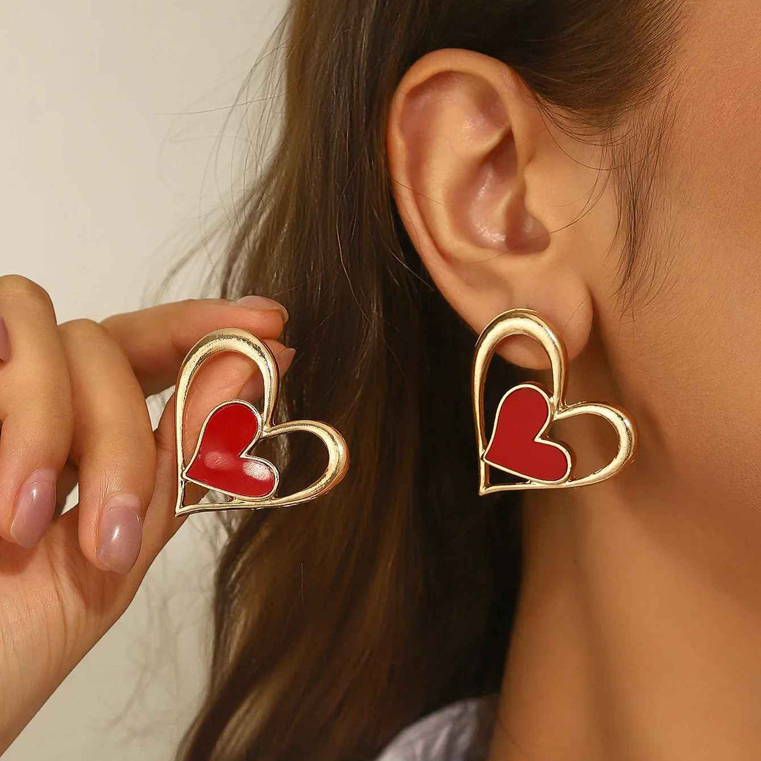 Old Money Heart Earrings