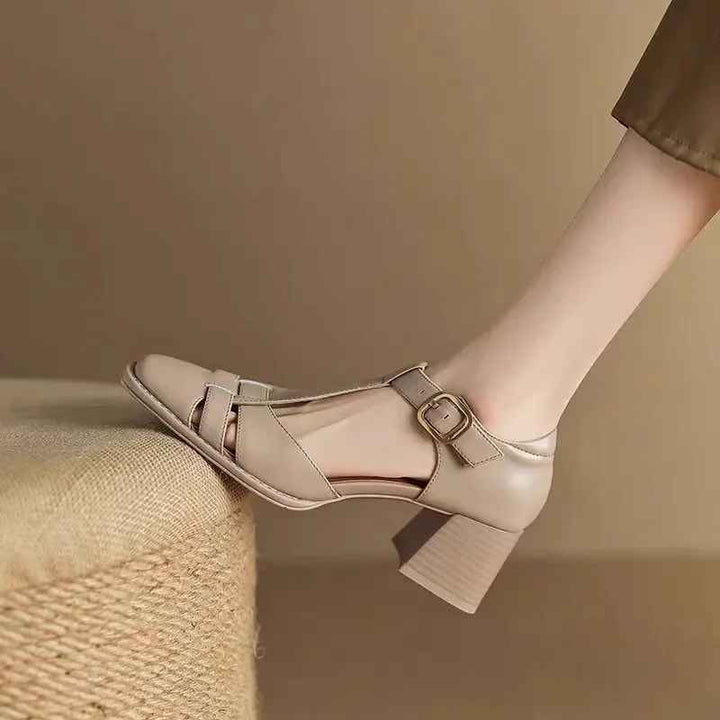 Aveline Vintage Block Sandals