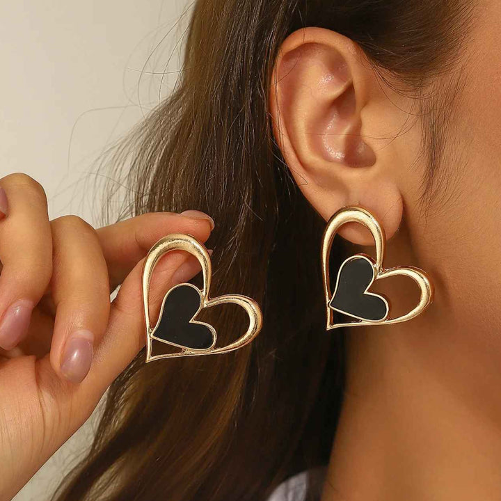 Old Money Heart Earrings