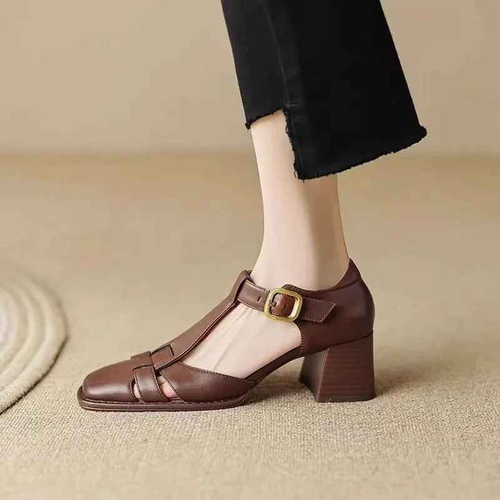 Aveline Vintage Block Sandals