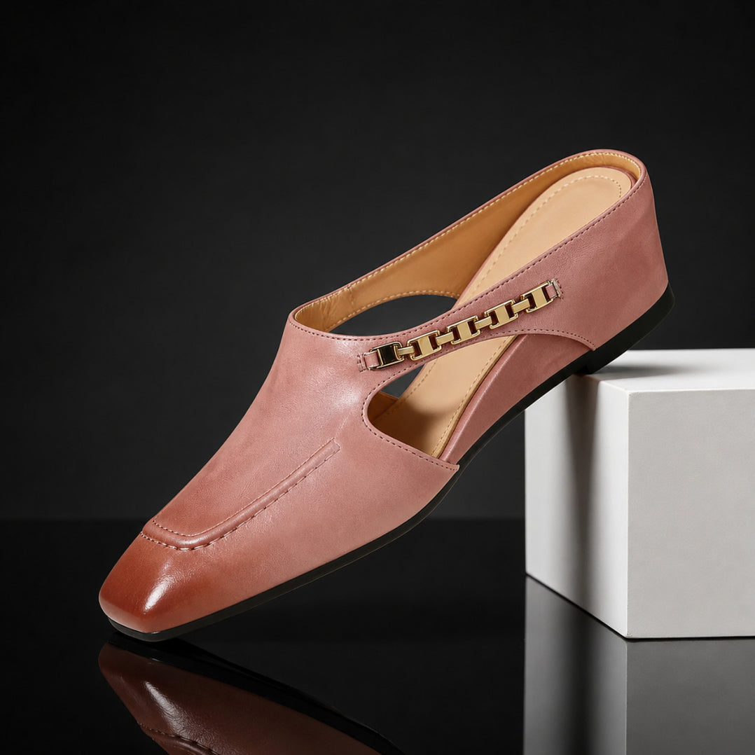 Celeste Leather Mules
