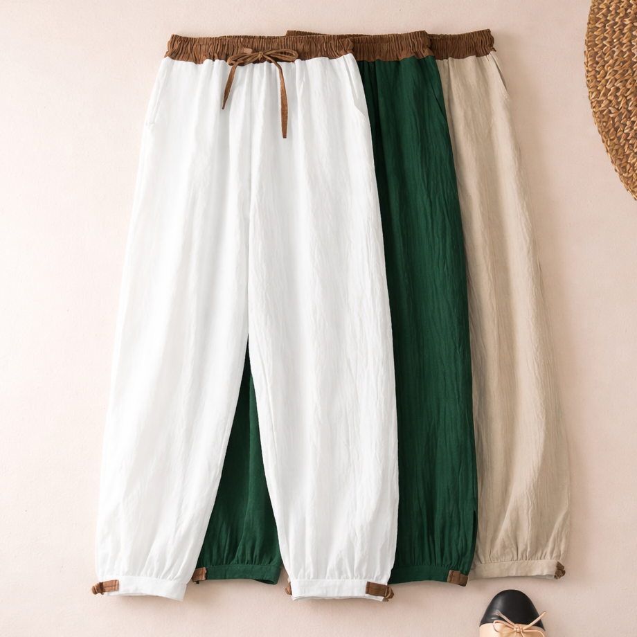 Sienna Linen Harem Pants