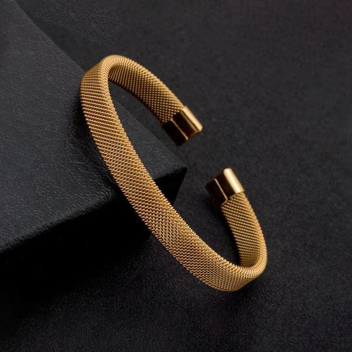 Solis Silver Cuff Bracelet