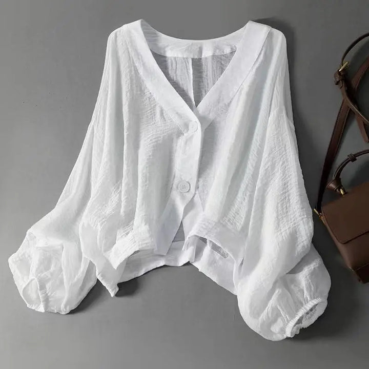 Sabrina Linen Blouse