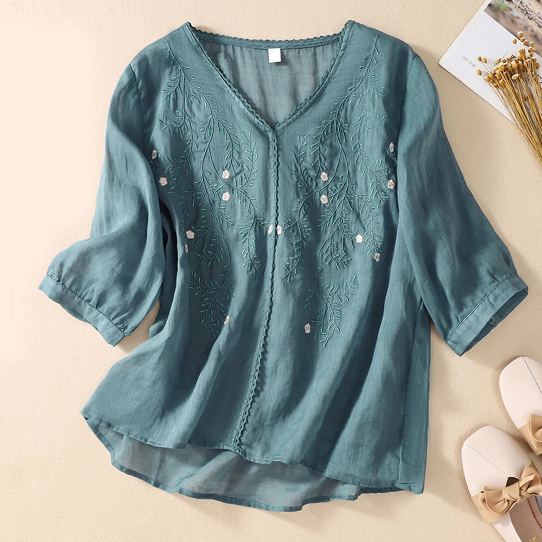 Flora Lenin Blouse
