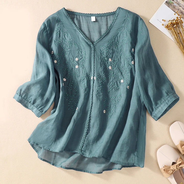 Flora Lenin Blouse
