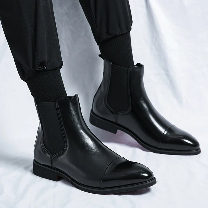 Crevette Chelsea Leather Boots