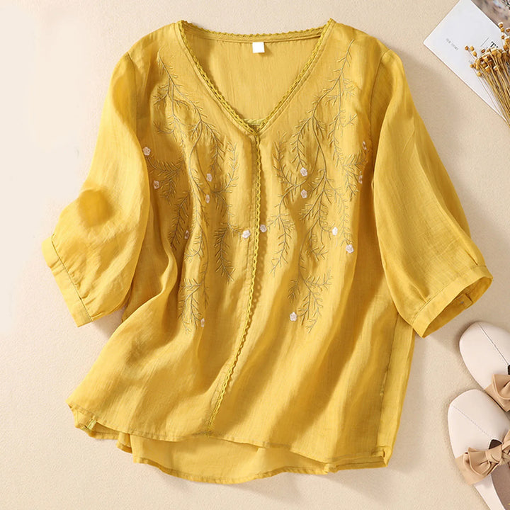 Flora Lenin Blouse