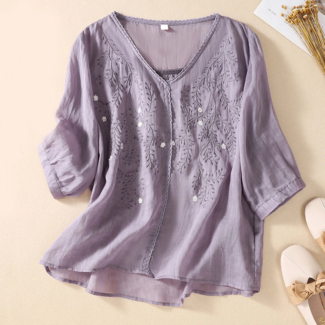 Flora Lenin Blouse