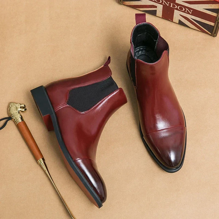 Crevette Chelsea Leather Boots
