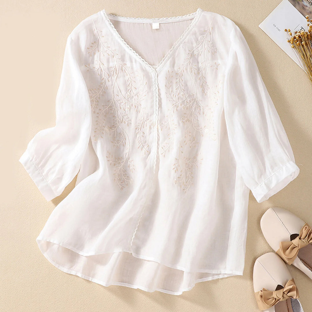 Flora Lenin Blouse