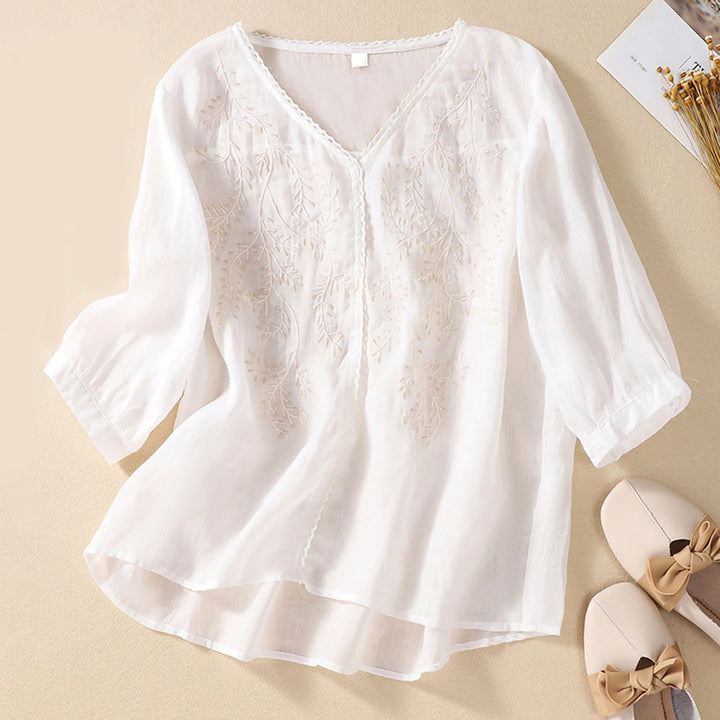 Flora Lenin Blouse