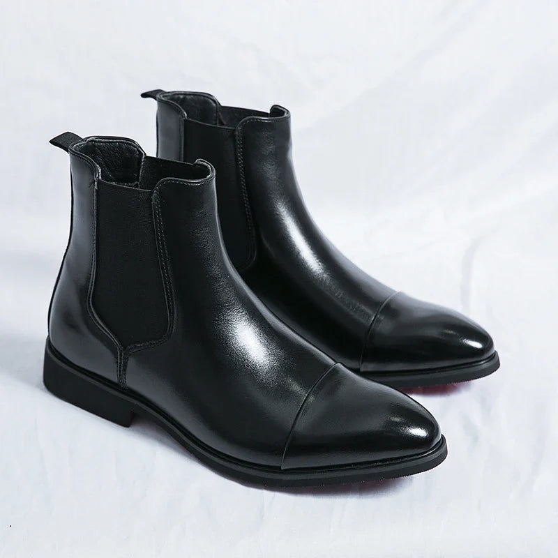 Crevette Chelsea Leather Boots