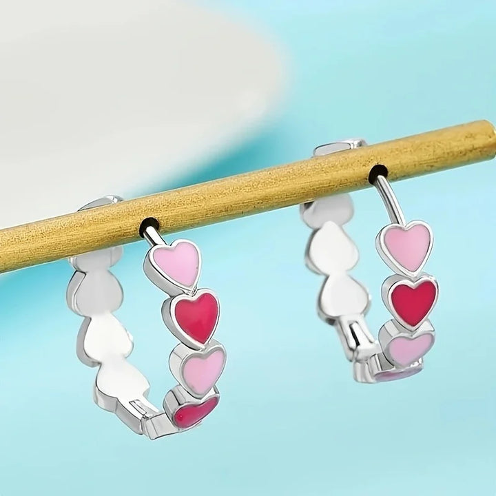 Aurora Heart Earrings