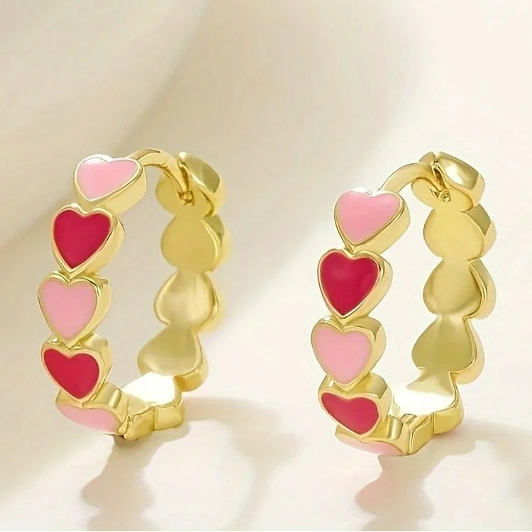 Aurora Heart Earrings