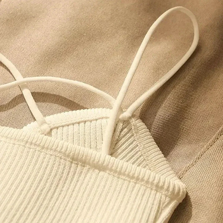 Downtown KNIT CROP TOP