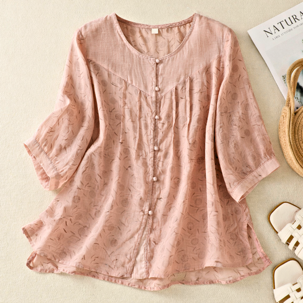 Camila Linen Blouse