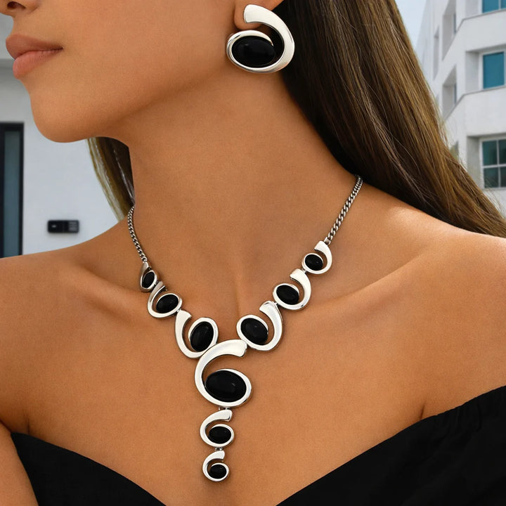 Old Money Necklace and Earrings Set