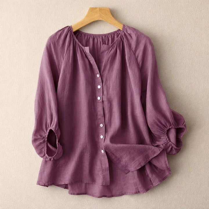 Amara Linen Blouse