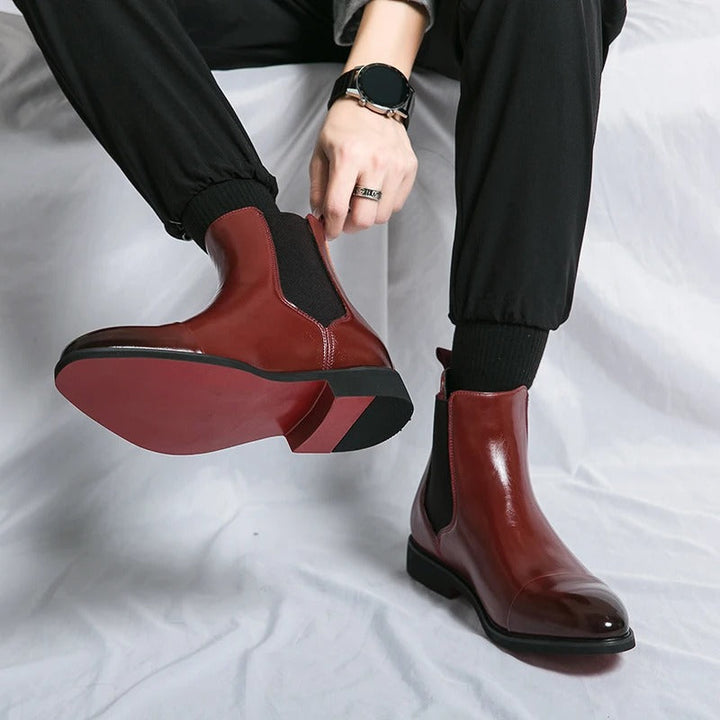 Crevette Chelsea Leather Boots