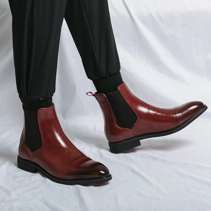 Crevette Chelsea Leather Boots