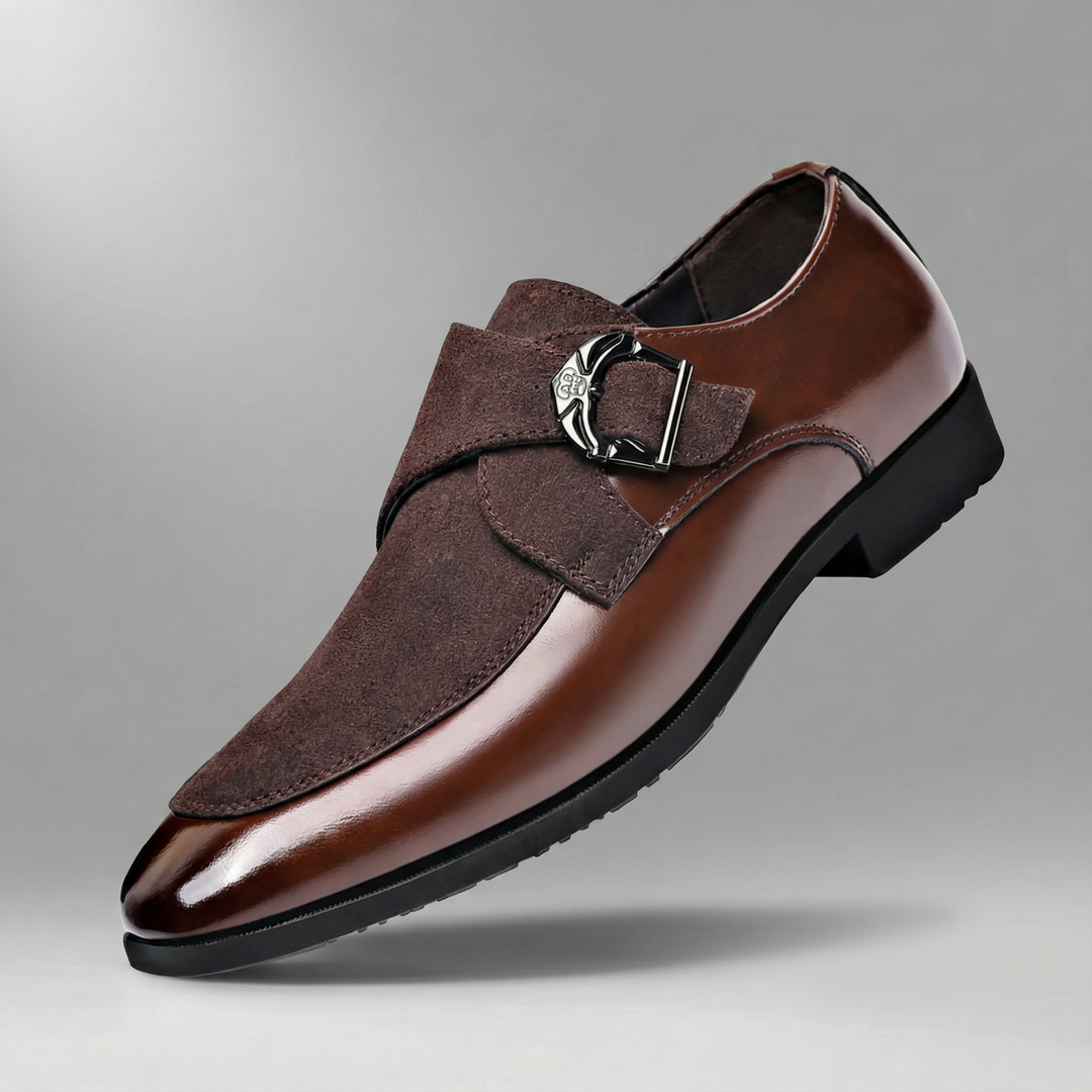 Brooklyn Leather Monk Strap Shoes
