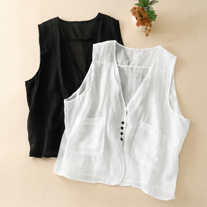 Aurora Linen Blouse