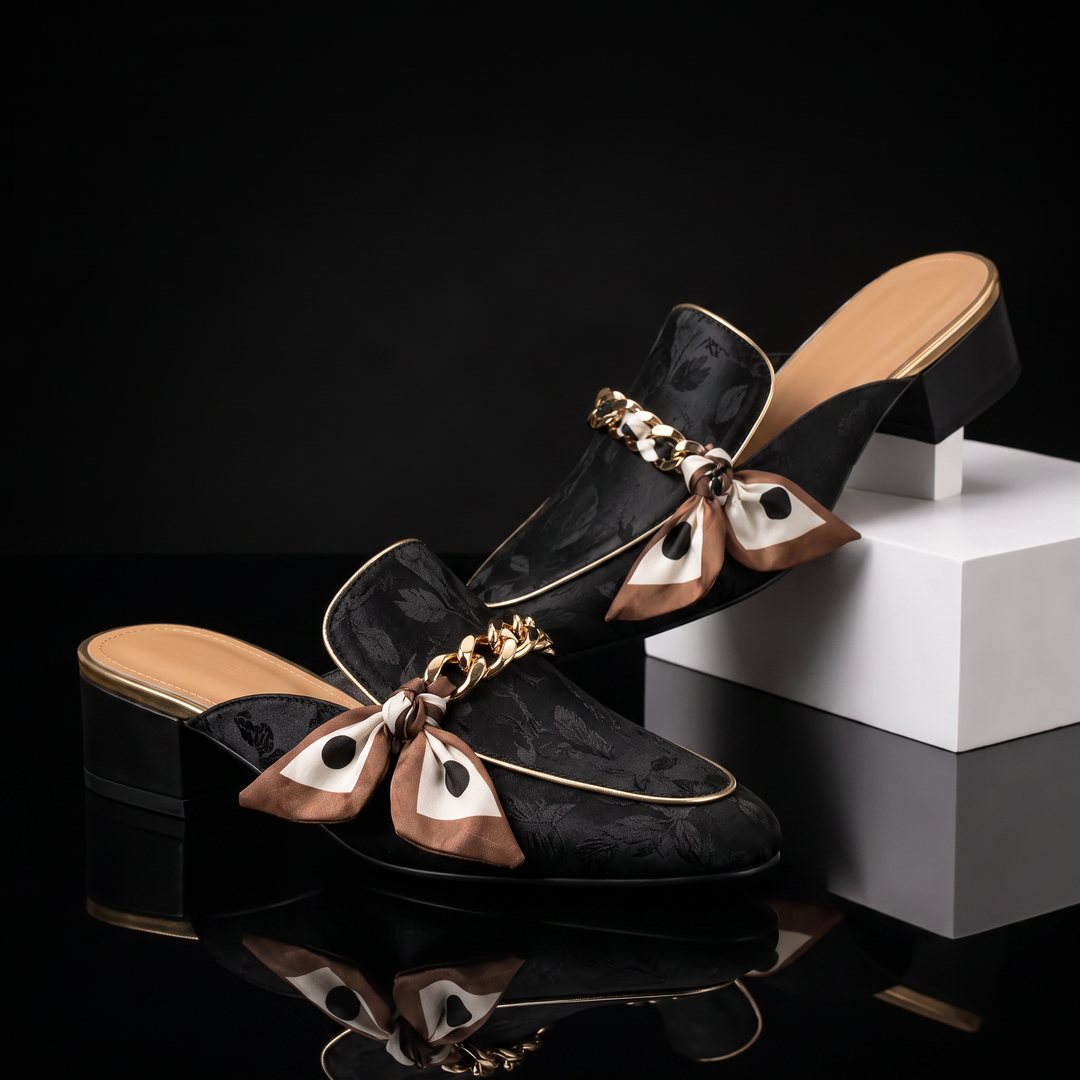 Katrina Genuine Leather Heels