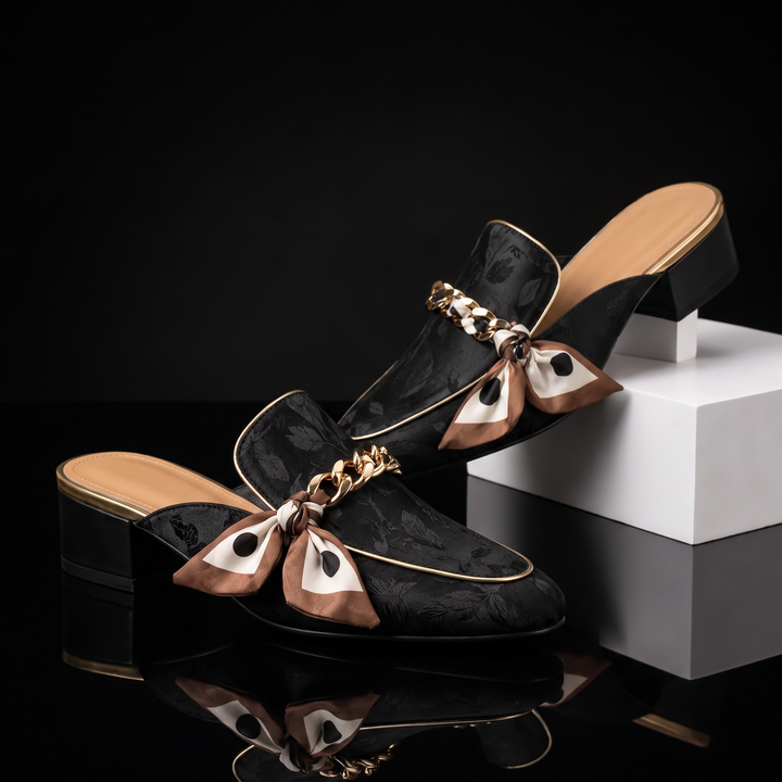 Katrina Genuine Leather Heels
