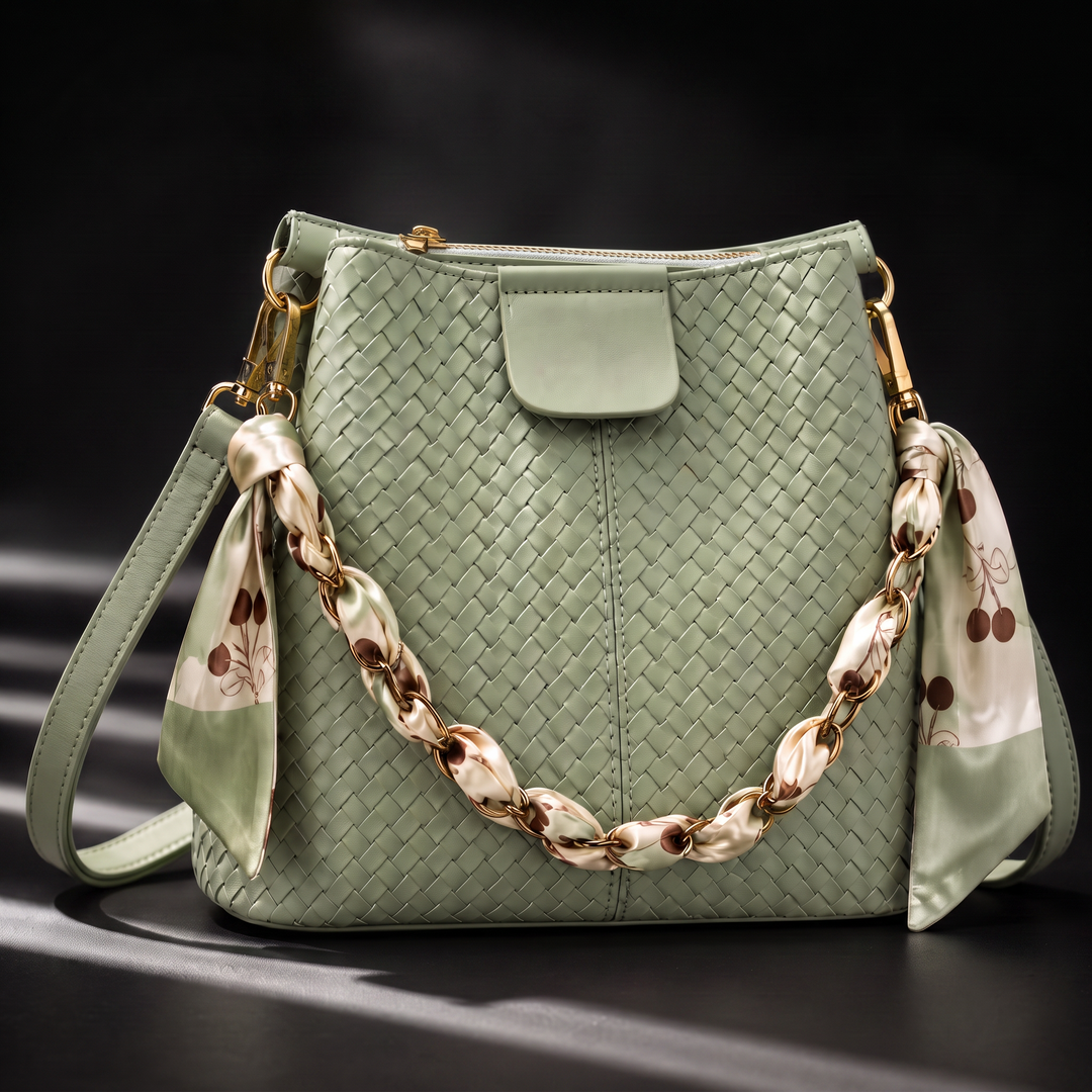 Camille Woven Crossbody Bag