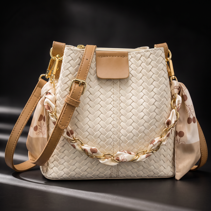 Camille Woven Crossbody Bag