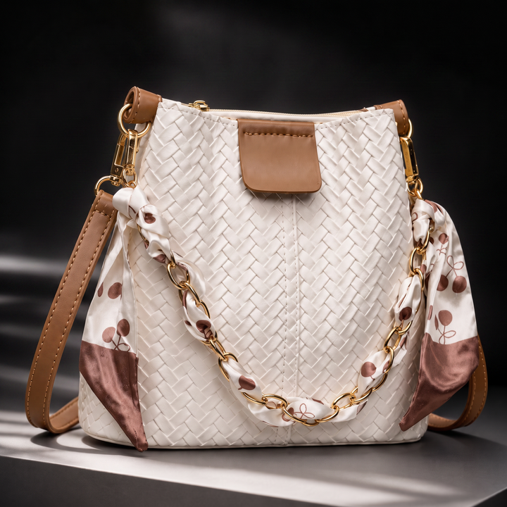 Camille Woven Crossbody Bag
