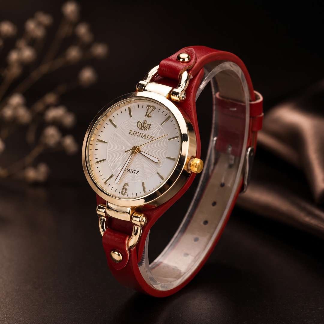 Amelia Leather Watch