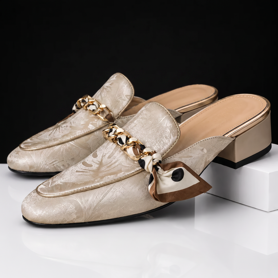 Katrina Genuine Leather Heels