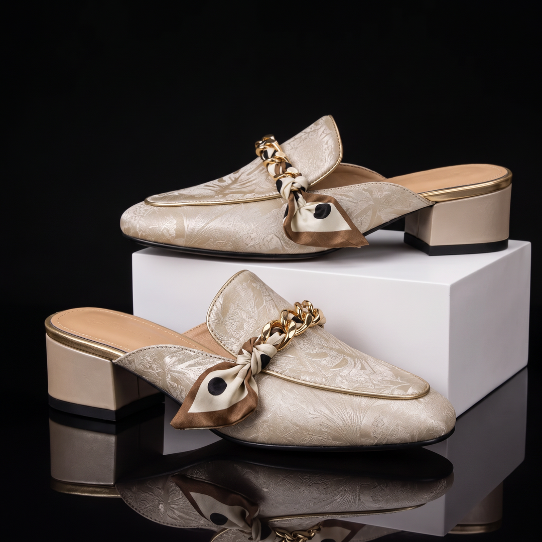 Katrina Genuine Leather Heels