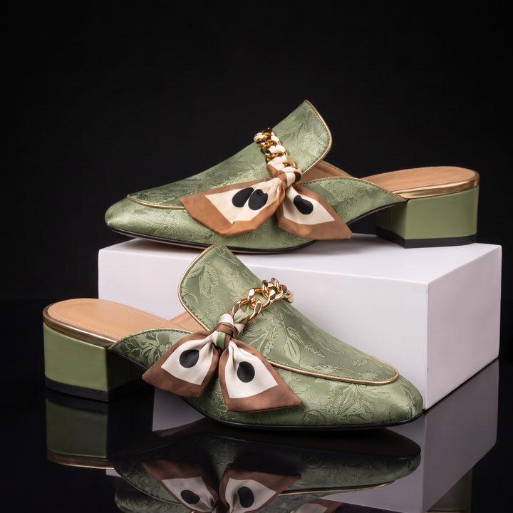 Katrina Genuine Leather Heels