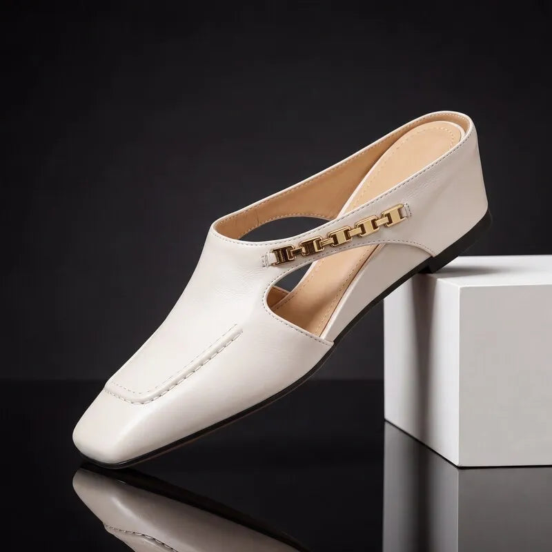 Celeste Leather Mules