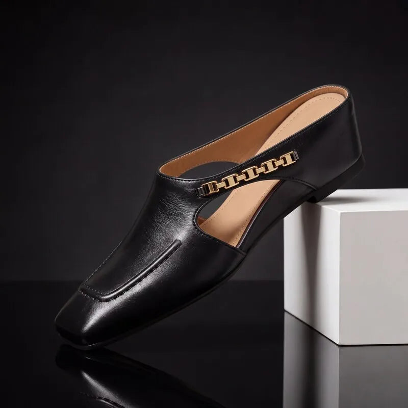 Celeste Leather Mules
